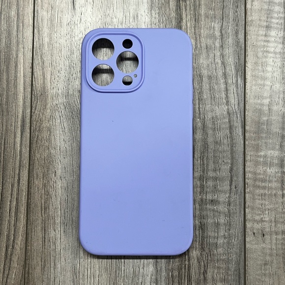Lilac IPhone 14 Pro Max silicone phone case, NWOT - Picture 1 of 2